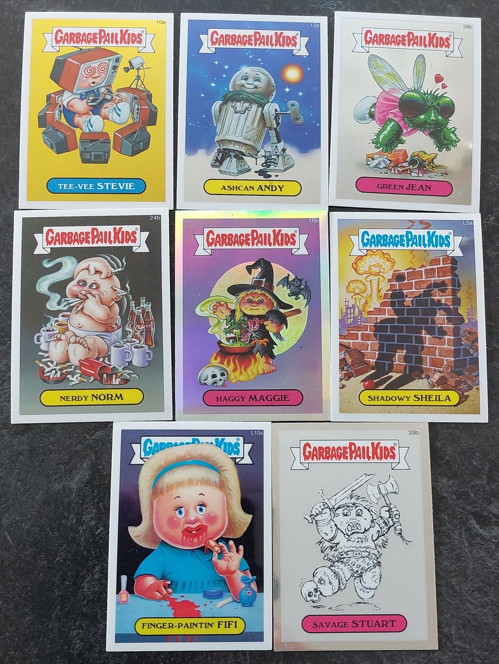 Topps Garbage Pail Kids 2013 Chrome Series 1 / 8 Card Lot